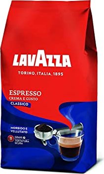 Lavazza espresso Crema e Gusto kawa w ziarnach, 1.00kg