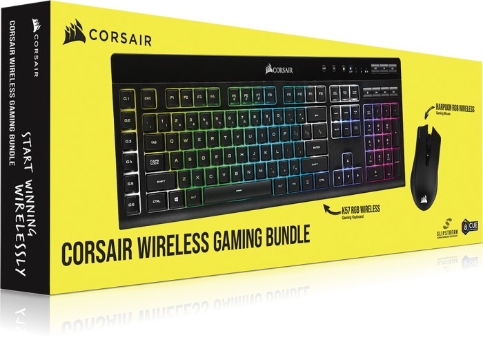 Corsair Wireless Gaming Bundle, K57 RGB Wireless + Harpoon RGB 