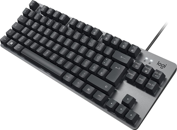 Logitech K835 TKL Mechanical Keyboard, TTC BLUE, grau/schwarz, USB, DE