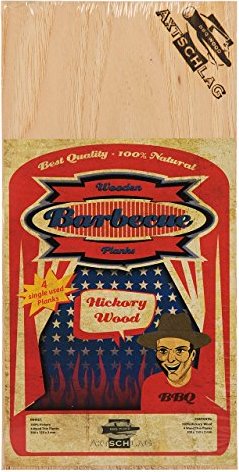 Axtschlag Holzplanke Hickory, 3er-Pack