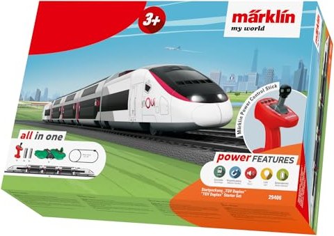 Märklin TGV Duplex - Eisenbahn- & Zugmodell - HO (1:87) - Junge/Mädchen - Kunststoff - 5 Stück(e) - Schwarz - Weiß (029406)
