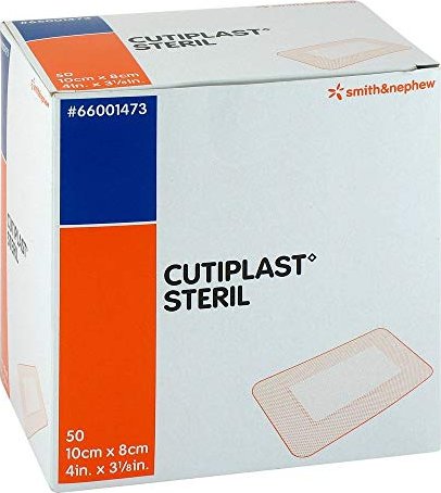 Cutiplast Steril 8x10cm, 50 Stück