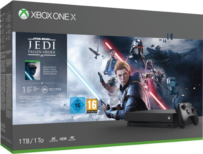 Microsoft Xbox One X - 1TB Star Wars Jedi: Fallen Order Bundle schwarz