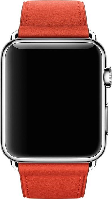 Apple klasyczny pasek skórzany do Apple Watch 42mm czerwony