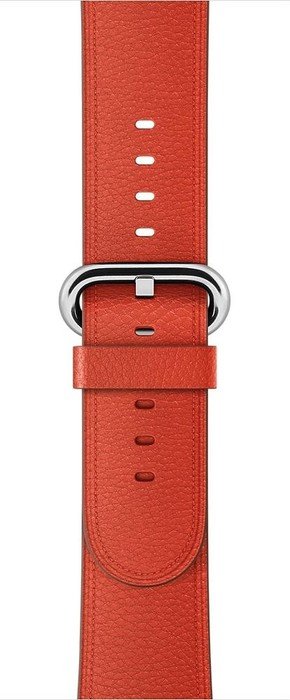 Apple klasyczny pasek skórzany do Apple Watch 42mm czerwony