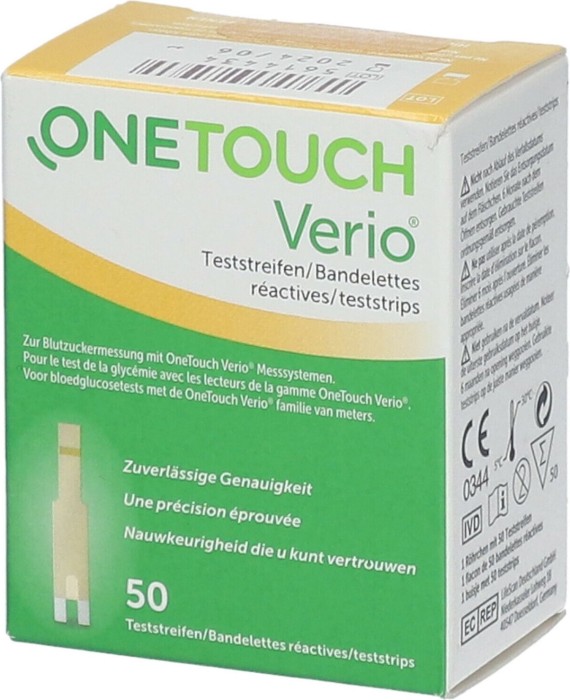 OneTouch Verio Teststreifen, 50 Stück