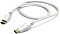 Hama szuflada-/przewód USB-C/USB-C, 0.2m, biały (183332)