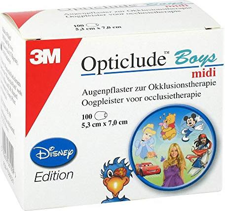 3M Opticlude Disney Boys midi, 100 Stück