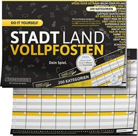 Stadt Land Vollpfosten - Do It Yourself Edition - "Dein Spiel"