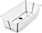 Stokke Flexi Bath faltbare Badewanne XL white/grey