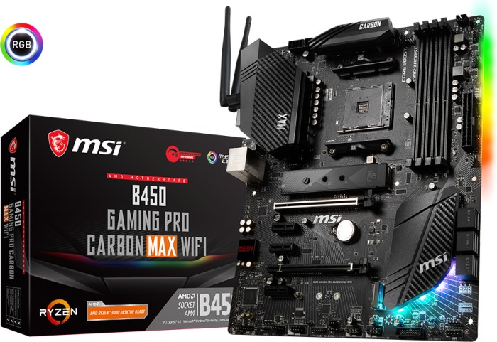 MSI B450 Gaming Pro Carbon Max WIFI