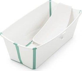 Stokke Flexi Bath foldable Badewannen set white/aqua