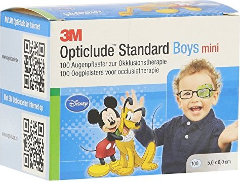 3M Opticlude Disney Boys mini, 100 Stück