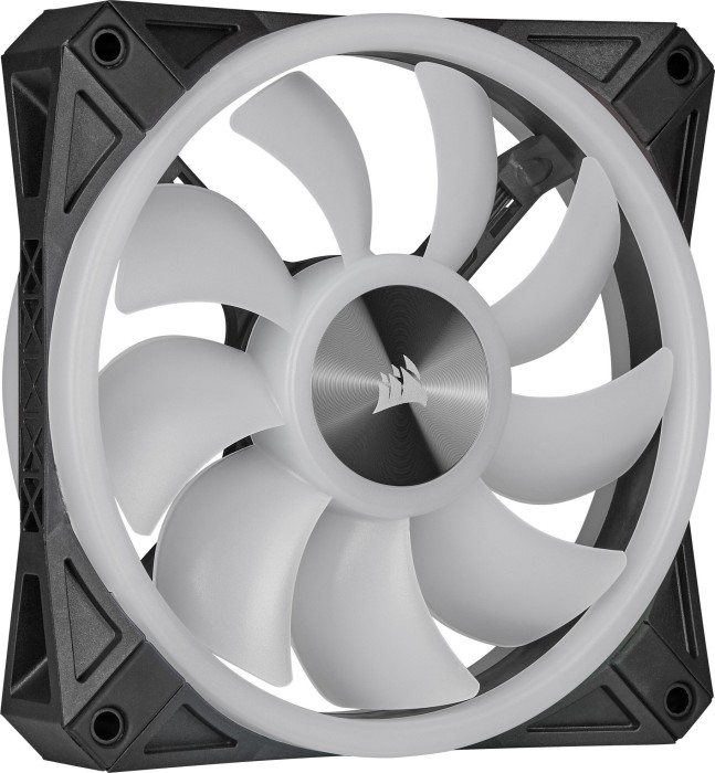 Corsair QL Series iCUE QL120 RGB PWM Triple Fan Kit, schwarz, 3er-Pack, LED-Steuerung, 120mm