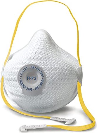Moldex Air FFP3 NR D mit Klimaventil Atemschutzmaske, 10 Stück