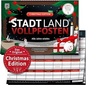 Stadt Land Vollpfosten - Christmas Edition - Alle Jahre wieder