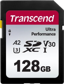 Transcend 340S R160/W90 SDXC 128GB, UHS-I U3, A2, Class 10