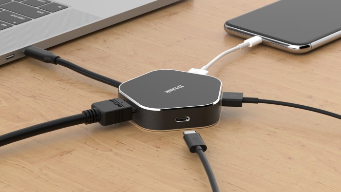 D-Link 4-w-1 USB-C hub with HDMI/Power Delivery