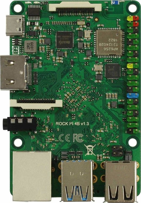 Radxa ROCK Pi 4 Model B, 4GB RAM, WIFI, Version 1.3