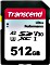 Transcend 340S R160/W90 SDXC 512GB, UHS-I U3, A2, Class 10 (TS512GSDC340S)