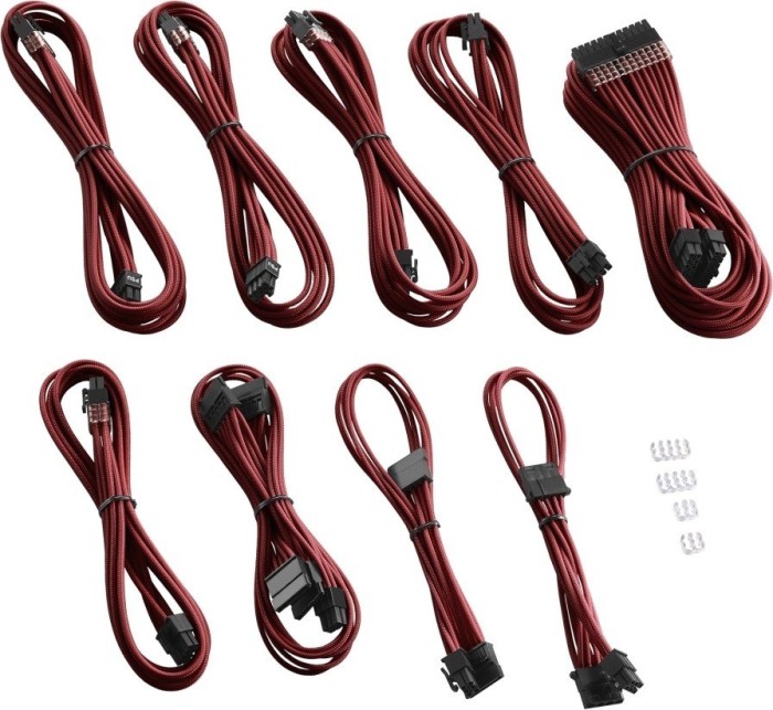 CableMod PRO ModMesh C-Series Cable Kit, RMi, RMx, krwisty czerwony