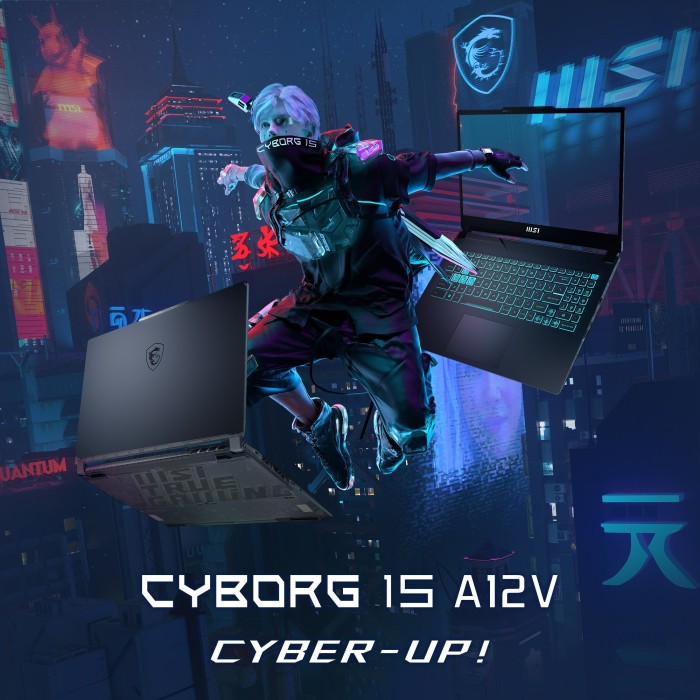 MSI Cyborg 15 Black A12VE-017XPL, Core i5-12450H, 16GB RAM, 512GB SSD, GeForce RTX 4050, PL