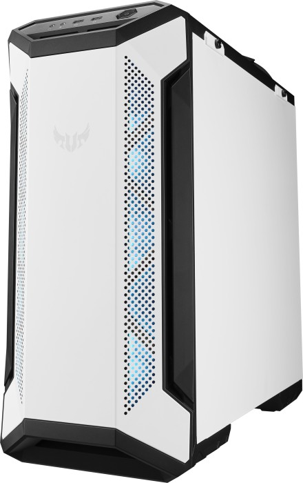 ASUS TUF Gaming GT501 White Edition, biały, szklane okno