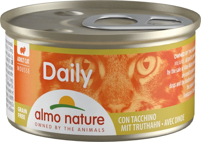 almo nature Daily Cats 85, mus z indyk, 85g
