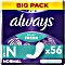 Always Dailies fresh & protect normal panty liners, 56 pieces