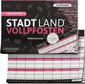 Stadt Land Vollpfosten - Girls Edition - "Mädchenrunde"