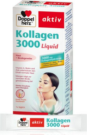 Doppelherz aktywne Kollagen 3000 Liquid płyn, 14 sztuk