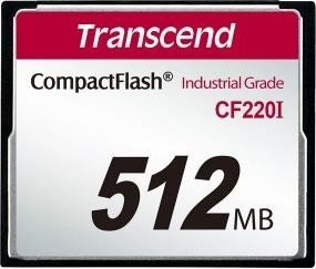 Transcend Industrial CF220I R20/W7 CompactFlash Card 512MB