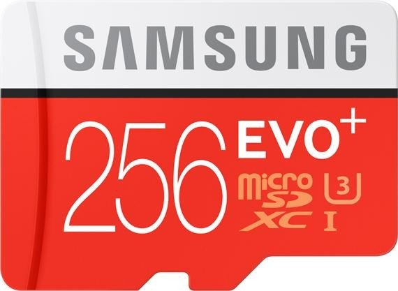 Samsung EVO+ R95/W90 microSDXC 256GB Kit, UHS-I U3, Class 10