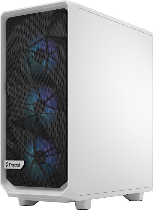Fractal Design Meshify 2 Compact RGB White TG Clear Tint, szklane okno
