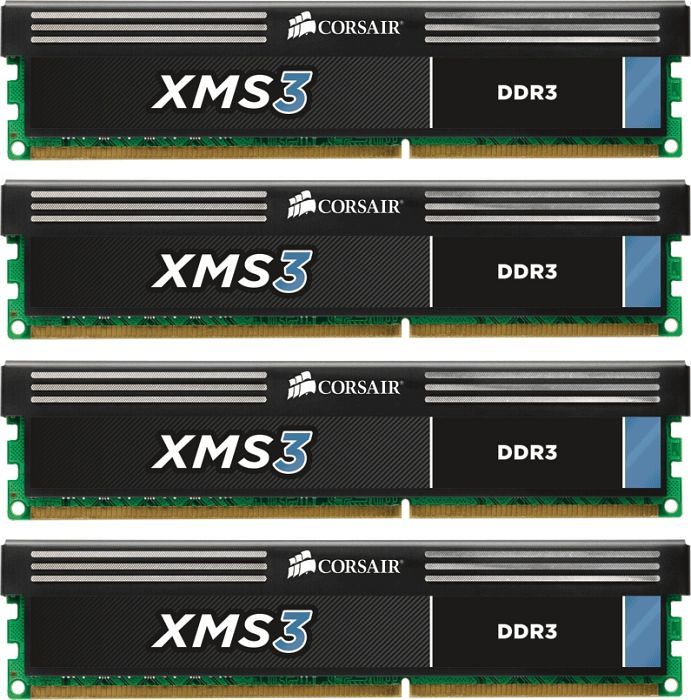 Corsair XMS3 DIMM Kit 16GB, DDR3-1333, CL9-9-9-24