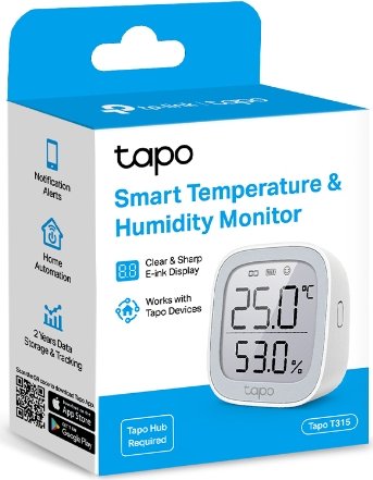 TP-LINK TAPO T315, Smart temperature and humidity monitor requires TAPO Hub