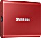Samsung Portable SSD T7 rot 500GB, USB-C 3.1 Vorschaubild