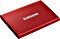 Samsung Portable SSD T7 rot 500GB, USB-C 3.1 Vorschaubild