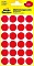 Avery-Zweckform Markierungspunkte ablösbar 18mm rot (3595)