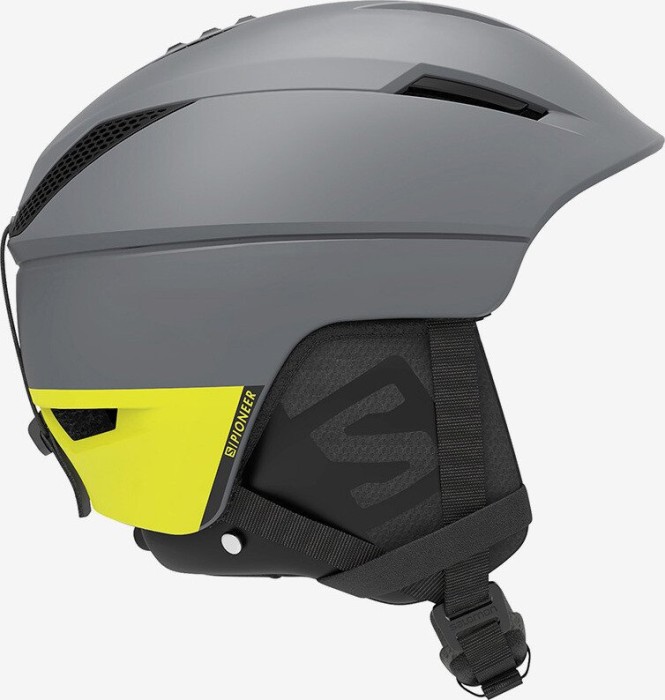 Salomon Pioneer C.Air Helm shade grey/neon yellow (Herren)