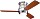 Westinghouse Halley wentylator sufitowy brązowy (7218140)