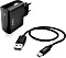 Hama Ladegerät mit Ladekabel Micro-USB 12W 1.0m schwarz (201622)