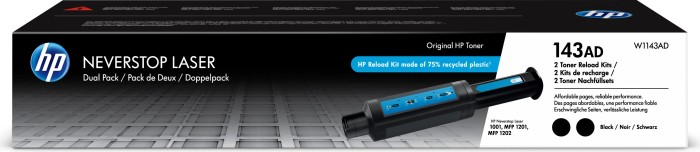 HP Toner 103D/143D black, 2-pack