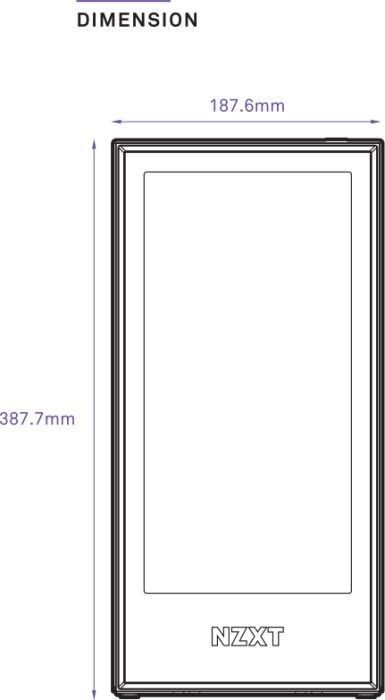 NZXT H1 [2021] schwarz, Glasfenster, 650W SFX12V, Mini-ITX