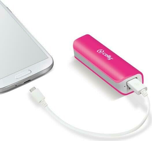 Celly Powerbank H24 2600 pink