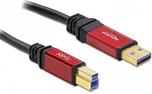 DeLOCK Premium USB-A 3.0 na USB-B 3.0 kabel przejściówka, 3m