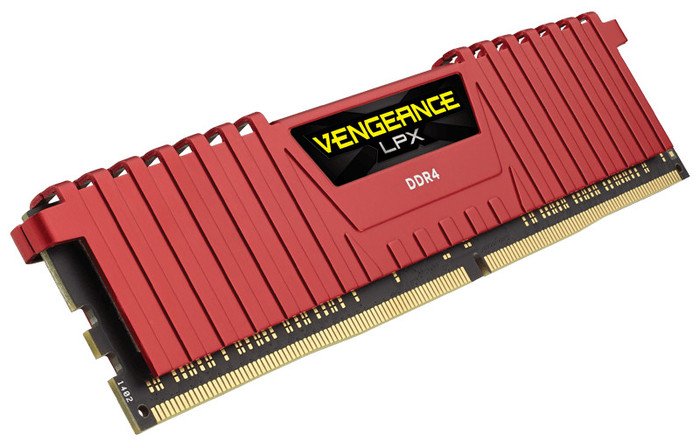 Corsair Vengeance LPX czerwony DIMM 8GB, DDR4-2666, CL16-18-18-35