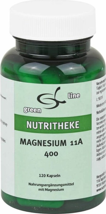 11A Nutritheke Magnesium 11A 400 Kapseln