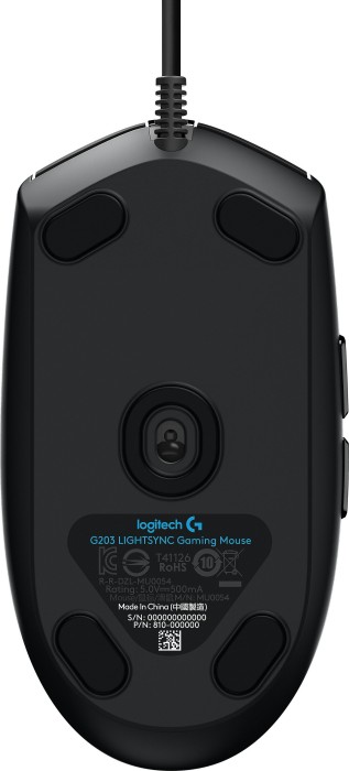 Logitech G203/G102 Lightsync schwarz, USB