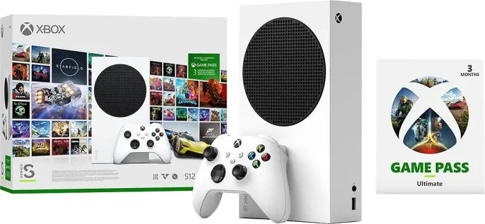 Microsoft Xbox Series S - 512GB starter zestaw biały